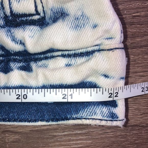 Mens 8ight/Dstrkt XL Acid Wash Denim Vest - Picture 9 of 15